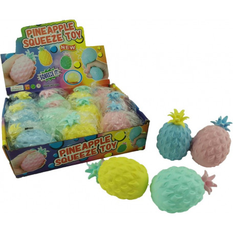 Squish Pineapples 10cm x 7cm assorted