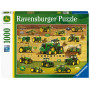 Rburg - WT John Deere Then & Now 1000pc