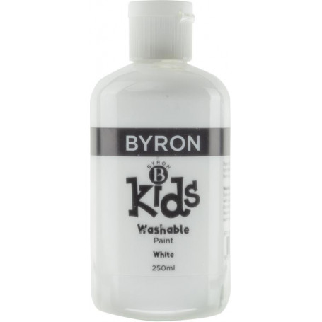 JASART BYRON KIDS WASH PAINT 250ML WHT