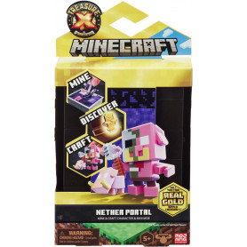 TREASURE X LICENSED MINECRAFT S1 NETHER PORTAL CRAFT