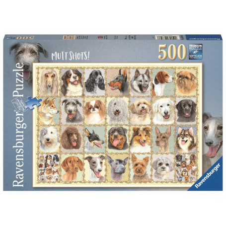 Rburg - Mutt Shots! Puzzle 500pc