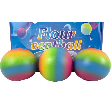 Jumbo Rainbow Squeeze Ball 10cm
