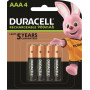 Duracell NIMH Rechargable AAA4 900mAh