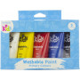JASART BYRON KIDS WASH PAINT 75ML SET 5 PRIMARY