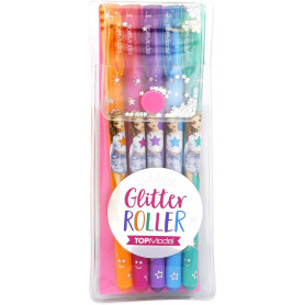 TM ERASERS/PENS - GLITTER GEL PEN SET (EX 046711)