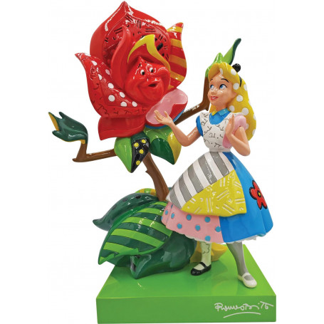 BRITTO - ALICE IN WONDERLAND 70th ANN LARGE FIGURINE