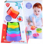 STACK AND CLICK SPINNING RINGS - 8 PCS