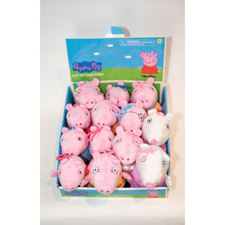 Peppa Pig Plush coin purse clip on