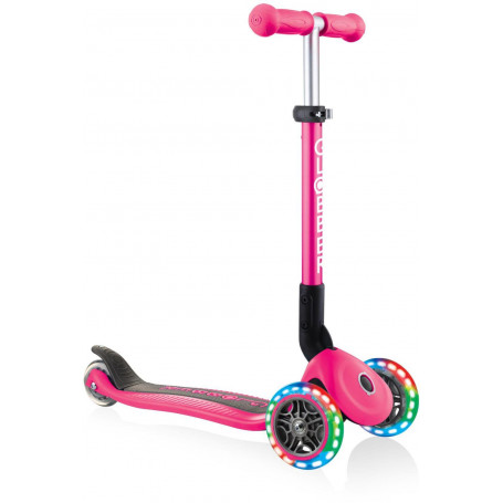 GLOBBER JUNIOR PRIMO FOLDABLE LIGHTS - FUCHSIA