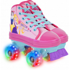 Quad Skate with Light up Wheel-Princess