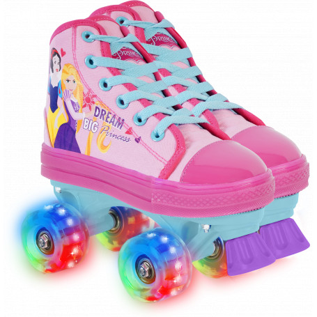 Quad Skate with Light up Wheel-Princess