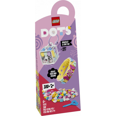 LEGO Dots Candy Kitty Bracelet & Bag Tag 41944