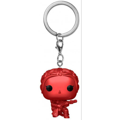 Star Wars: Mandalorian - Fennec (TargetCon Metallic) Pop! Keychain