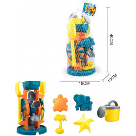 6 pc Sand Wheel w access beach set