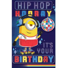 MINIONS DISCO SKATES CARD