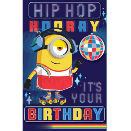 MINIONS DISCO SKATES CARD