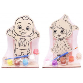Coco Melon Paint Your Own Wooden 1 Pack - YO YO/J.J