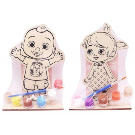 Coco Melon Paint Your Own Wooden 1 Pack - YO YO/J.J