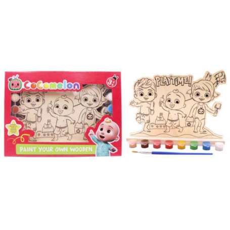 Coco Melon Paint Your Own Wooden Family
