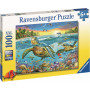 Rburg - Swim With Sea Turtles Puzzle 100pc