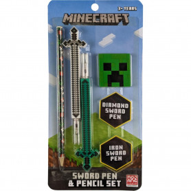 Minecraft Sword Pen & Pencil Set in SRT