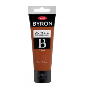 Jasart Byron Acrylic Paint 75ml Red Oxide