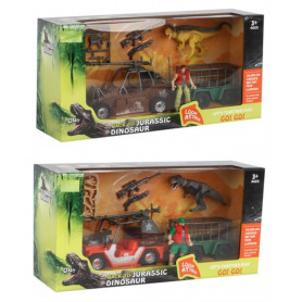 Jurassic Dinosaur Jeep Play Pack