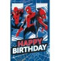 SPIDERMAN TRIO WEB CARD