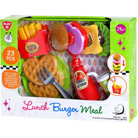 LUNCH BURGER MEAL - 23 PCS
