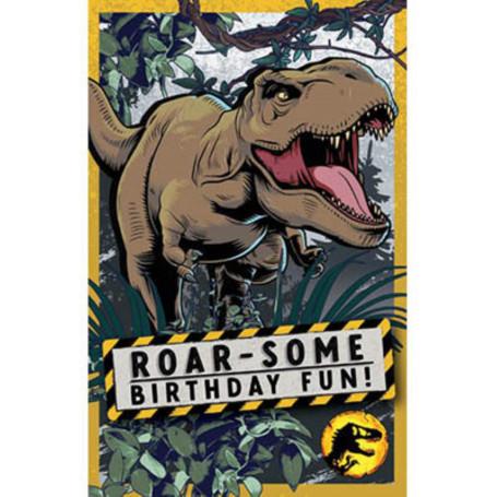 JURASSIC T REX JUNGLE CARD