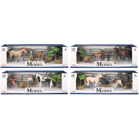 Horse Farm Sets 4 assted Styles
