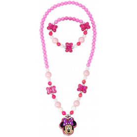 Pink Poppy Disney Minnie Mouse Necklace & Bracelet Set