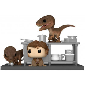 Jurassic Park - Tim & Velociraptors Pop! Movie Moment