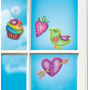 SNS Colour Changing Window Art