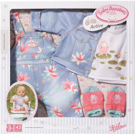 Baby Annabell Active Deluxe Jeans 43cm