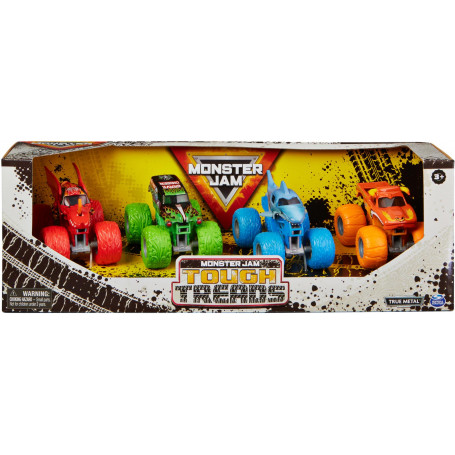 Monster Jam 1:64 4 Pack Tough Treads