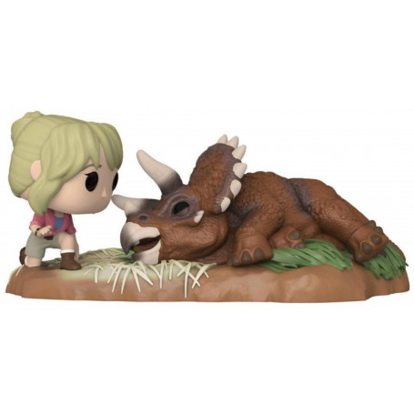 Jurassic Park - Dr. Sattler & Triceratops Pop! Movie Moment