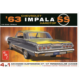 1:25 1963 Chevy Impala SS 2T Plastic Kit