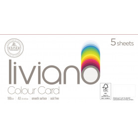 Liviano 180gsm A3 - Red FSC Mix Credit - Pack 5