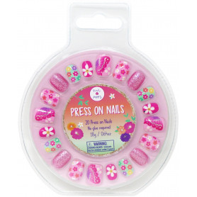 Pink Poppy Pixie Fantasy Press On Nails