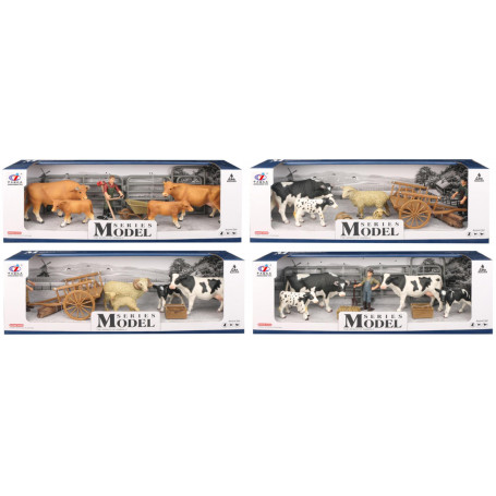 Cow Farm Sets 4 assted Styles
