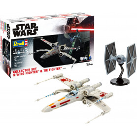 Star Wars Model - X-Wing Fighter & TIE Fighter