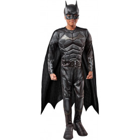BATMAN 'THE BATMAN' DELUXE COSTUME - SIZE 3-5