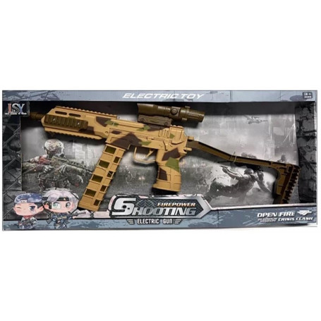Modern Machine Gun with Moving Barrel
