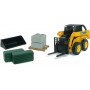 1:16 Big Farm Skid Loader Playset