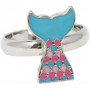 Pink Poppy Mermaid Fantasy Rings