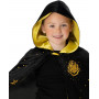 HOGWARTS BLACK & GOLD HOODED ROBE - SIZE 6+