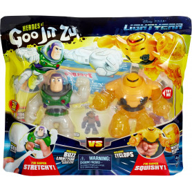 HEROES OF GOO JIT ZU LICENSED LIGHT YEAR S1 VERSUS PACK - BUZZ VS ZYCLOPS