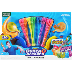 Zuru Bunch O Balloons Launcher 2 Pack with 130+ Neon Water Balloons