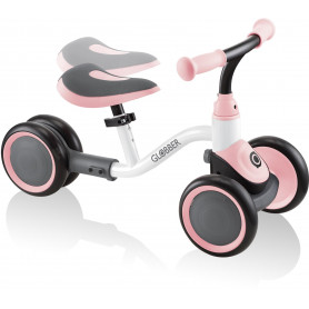 Globber Learning bike - WHITE / PASTEL PINK